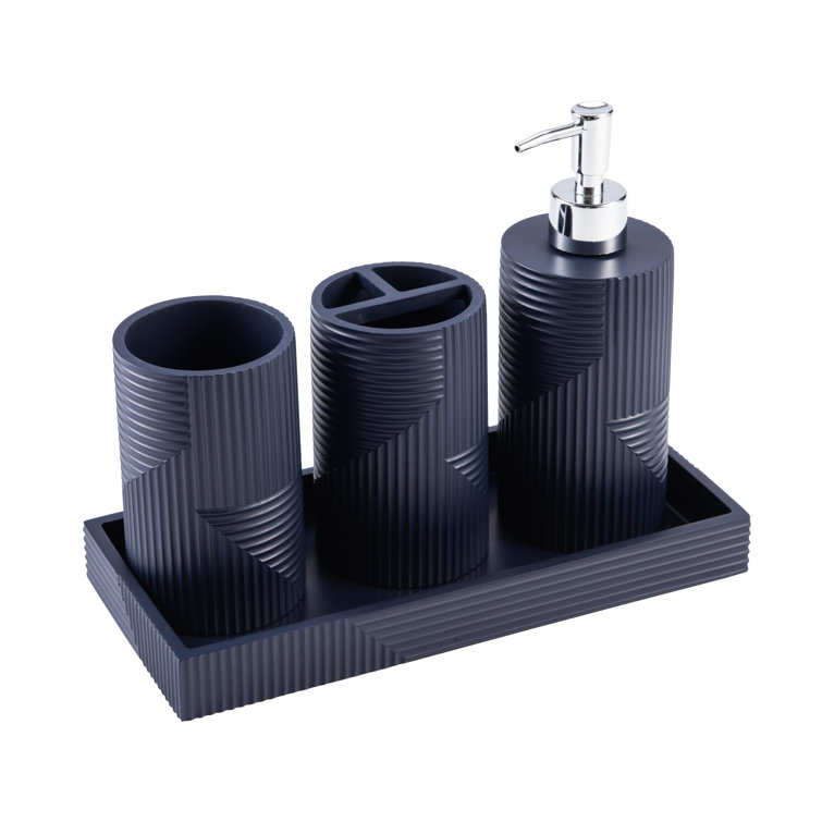 Ivy Bronx Bearl 4 Piece Bathroom Accessory Set Wayfair